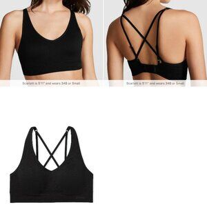 VICTORIA'S SECRET PINK SEAMLESS AIR MEDIUM-IMPACT SPORTS BRA SIZE S